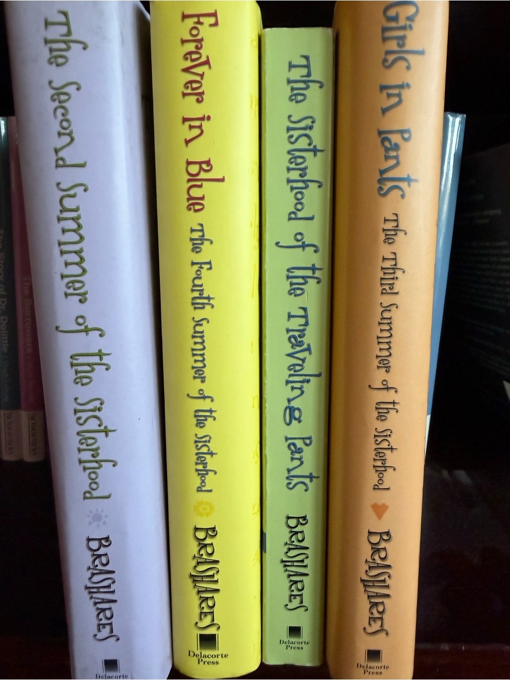 Ann Brashares Books Sisterhood x4
